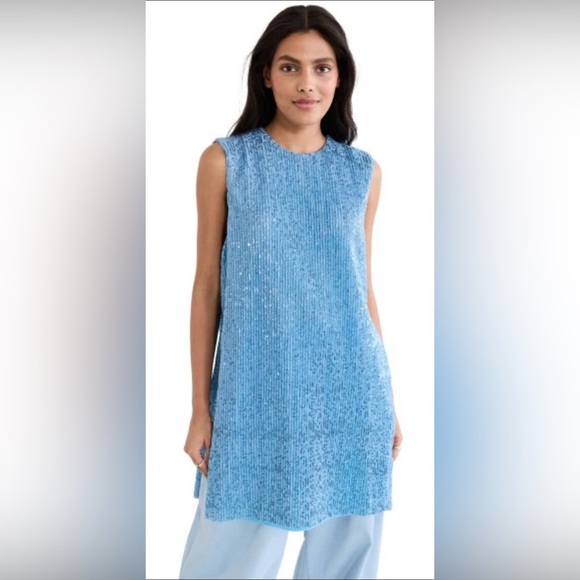 EUC Stine Goya- Isha Tunic in Color Hydrangea. Size M - Picture 1 of 9